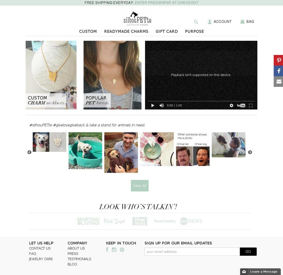 Active Theme Feb 2016 Shopify theme site example sillopets.com