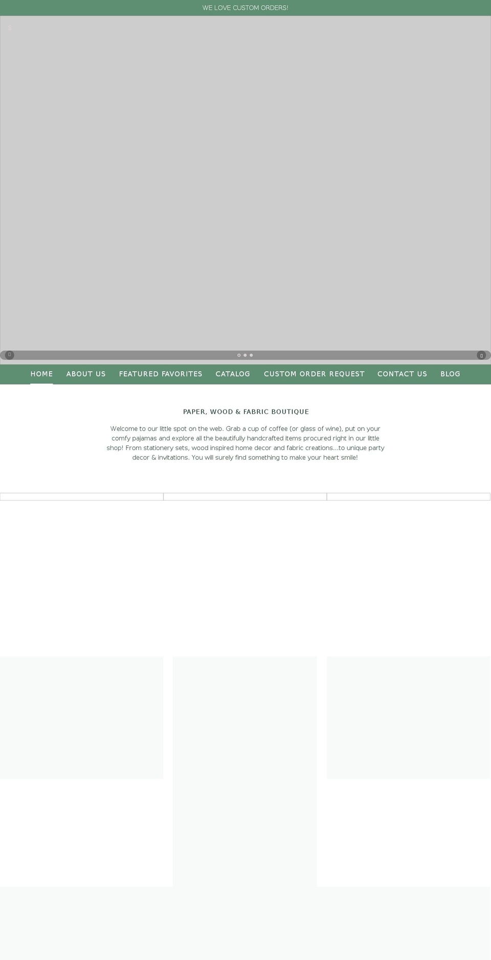 sillylittlegoosedesigns.com shopify website screenshot