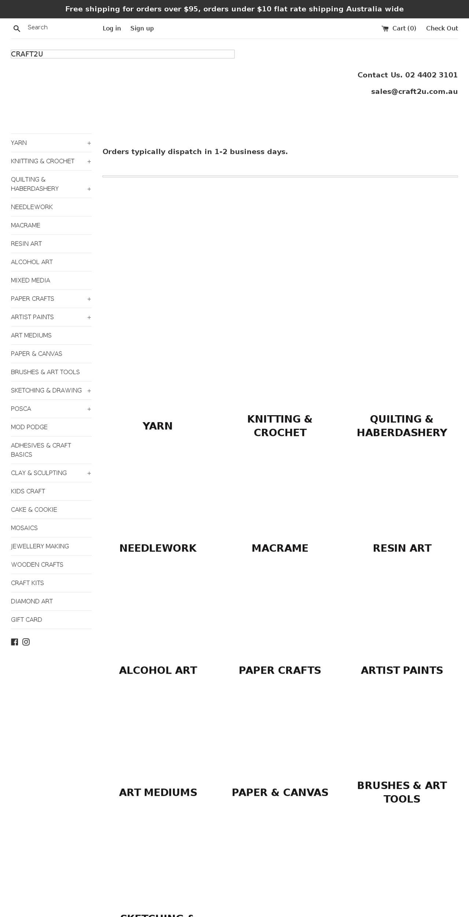 sillywillyscraft.com.au shopify website screenshot