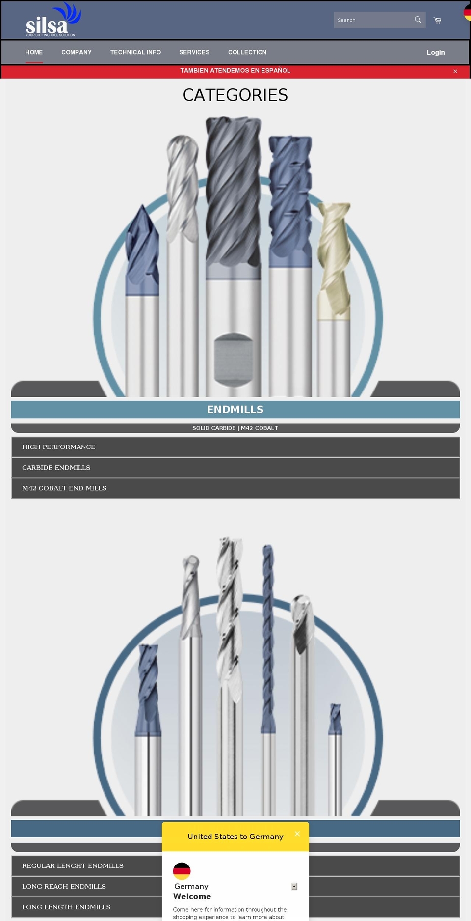 silsa-usa.com shopify website screenshot