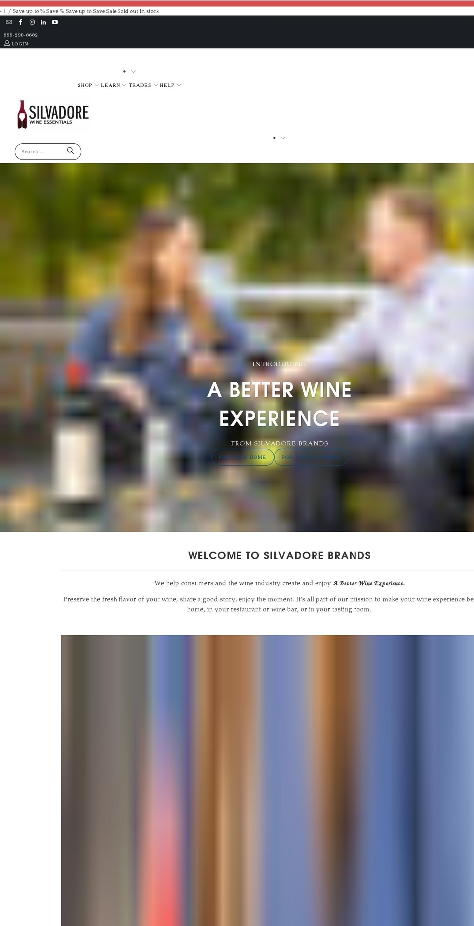 silvadorebrands.com shopify website screenshot