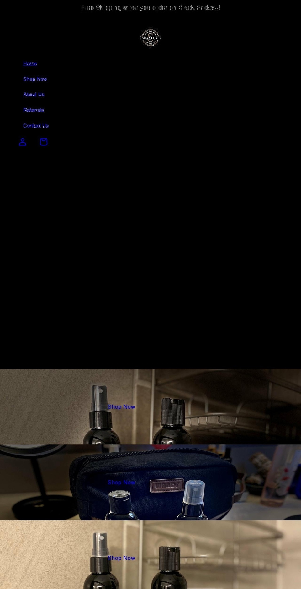 silvaleaf.com shopify website screenshot