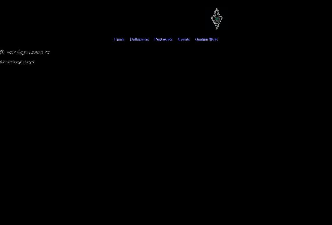 silveragejewelry.com shopify website screenshot