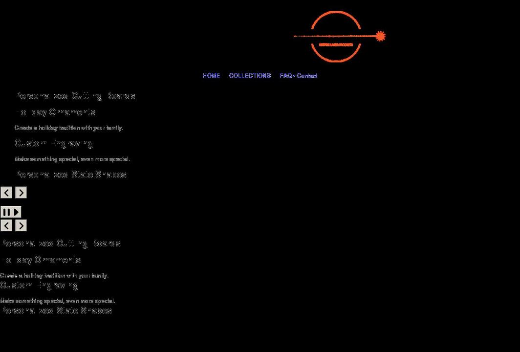 silverfallsengraving.com shopify website screenshot