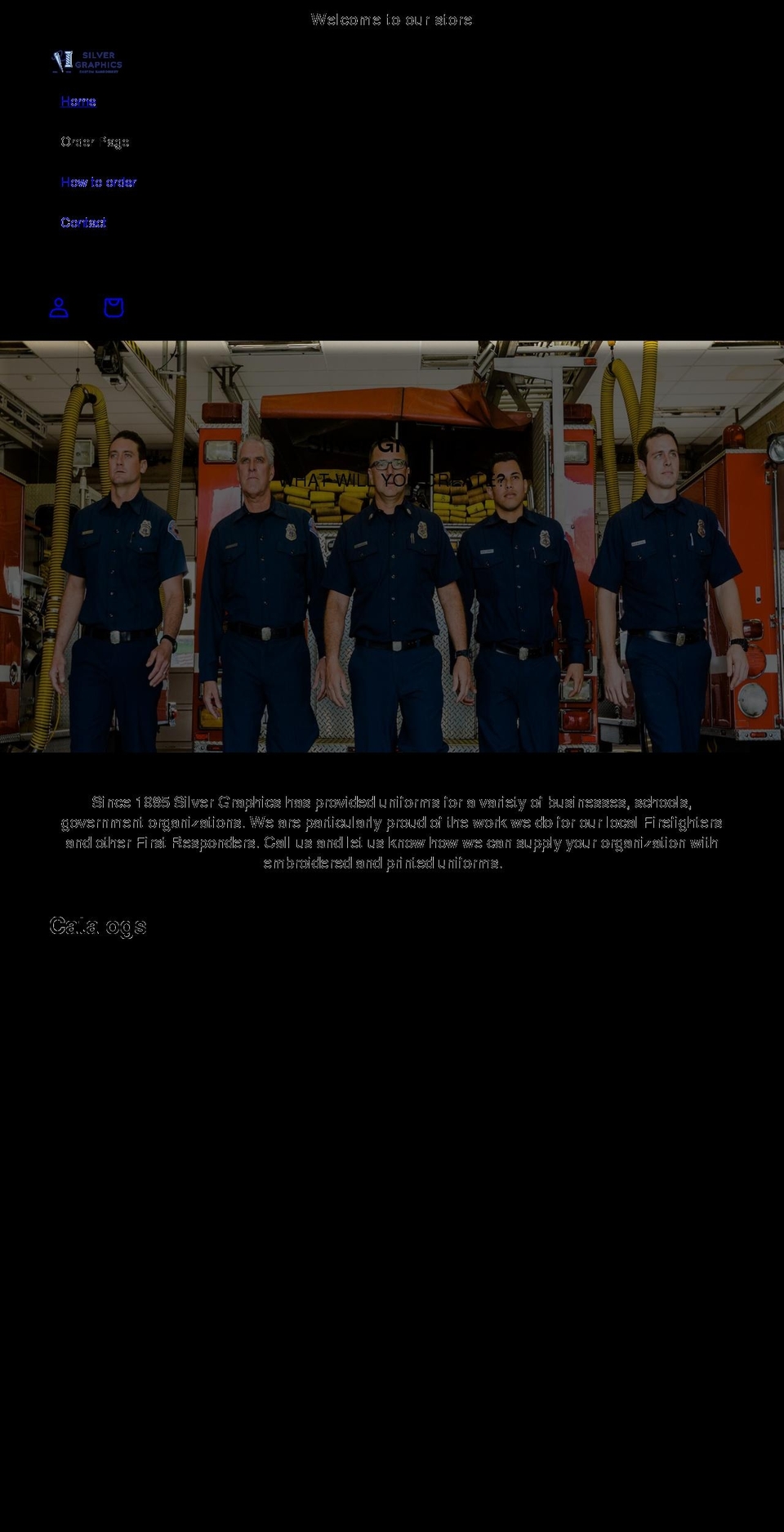 silvergraphicsllc.com shopify website screenshot