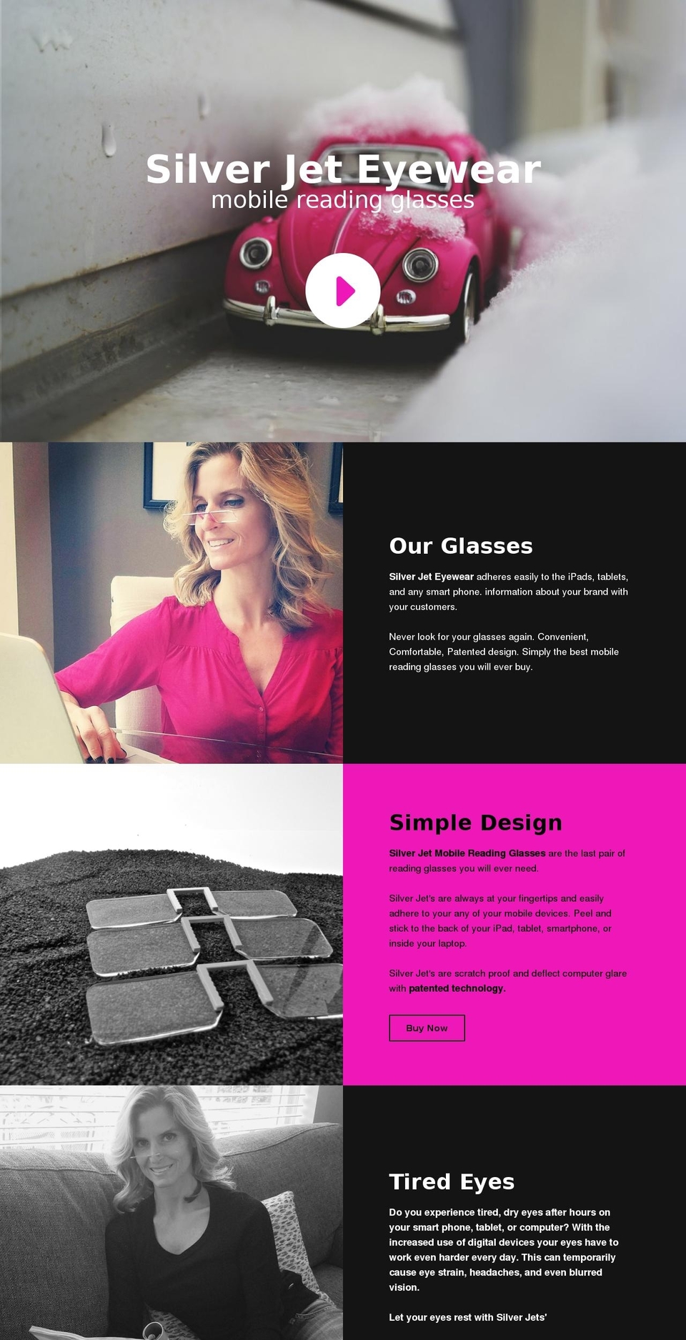 silverjeteyewear.com — Shopify storefront screenshot