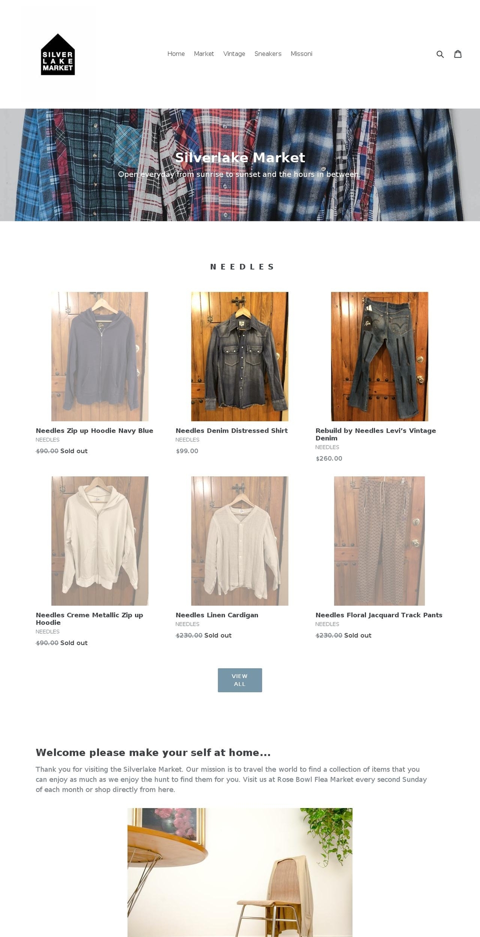 silverlakesurplus.com — Shopify storefront screenshot