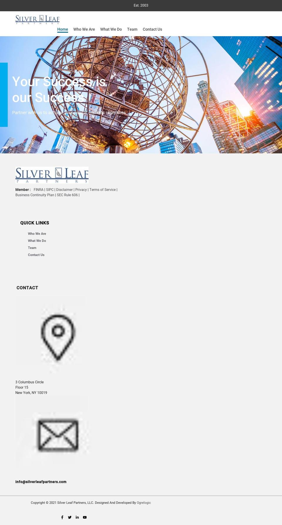 silverleafpartners.com shopify website screenshot