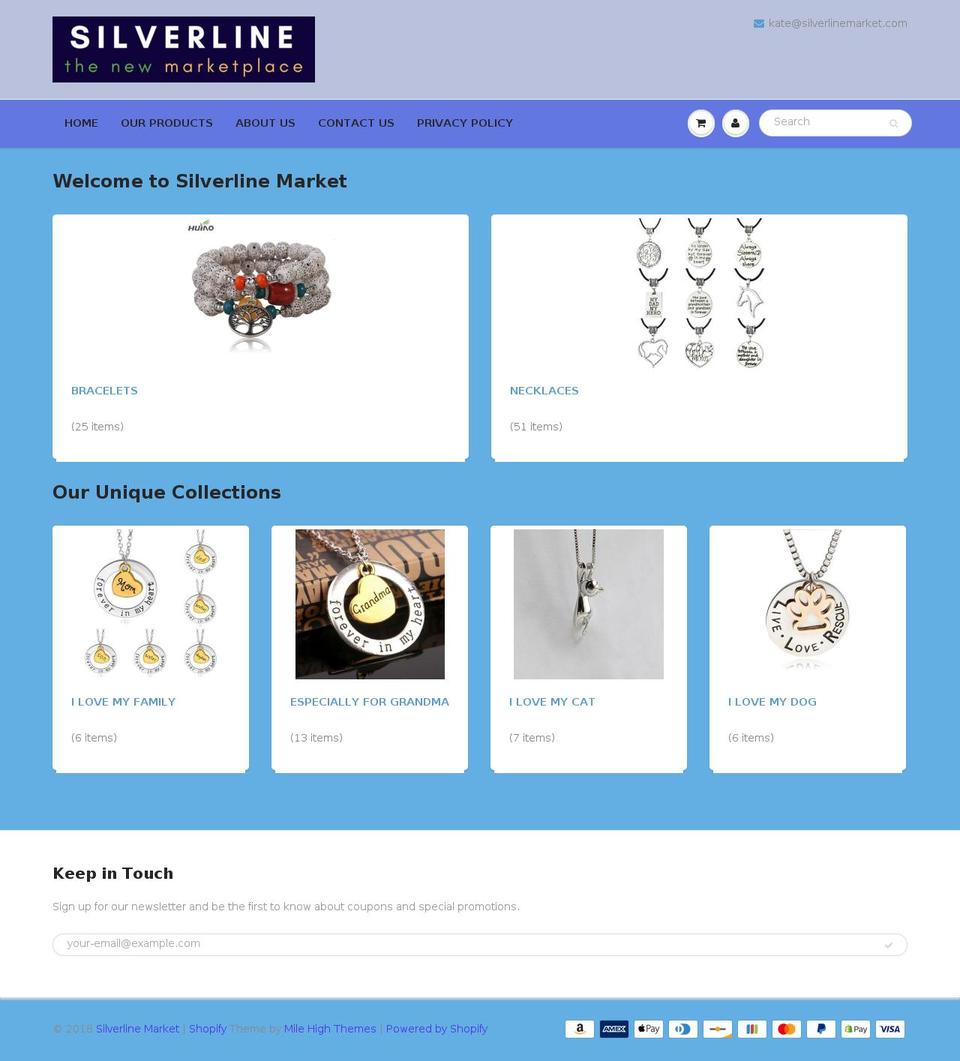 silverlinemarket.com — Shopify storefront screenshot