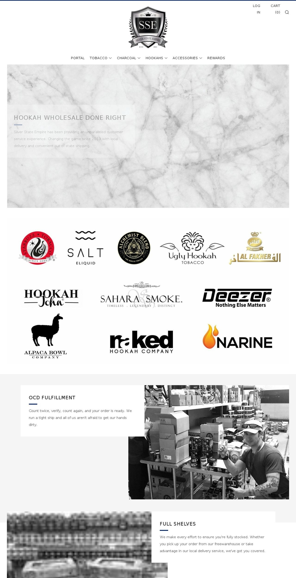 silverstateempire.com — Shopify storefront screenshot