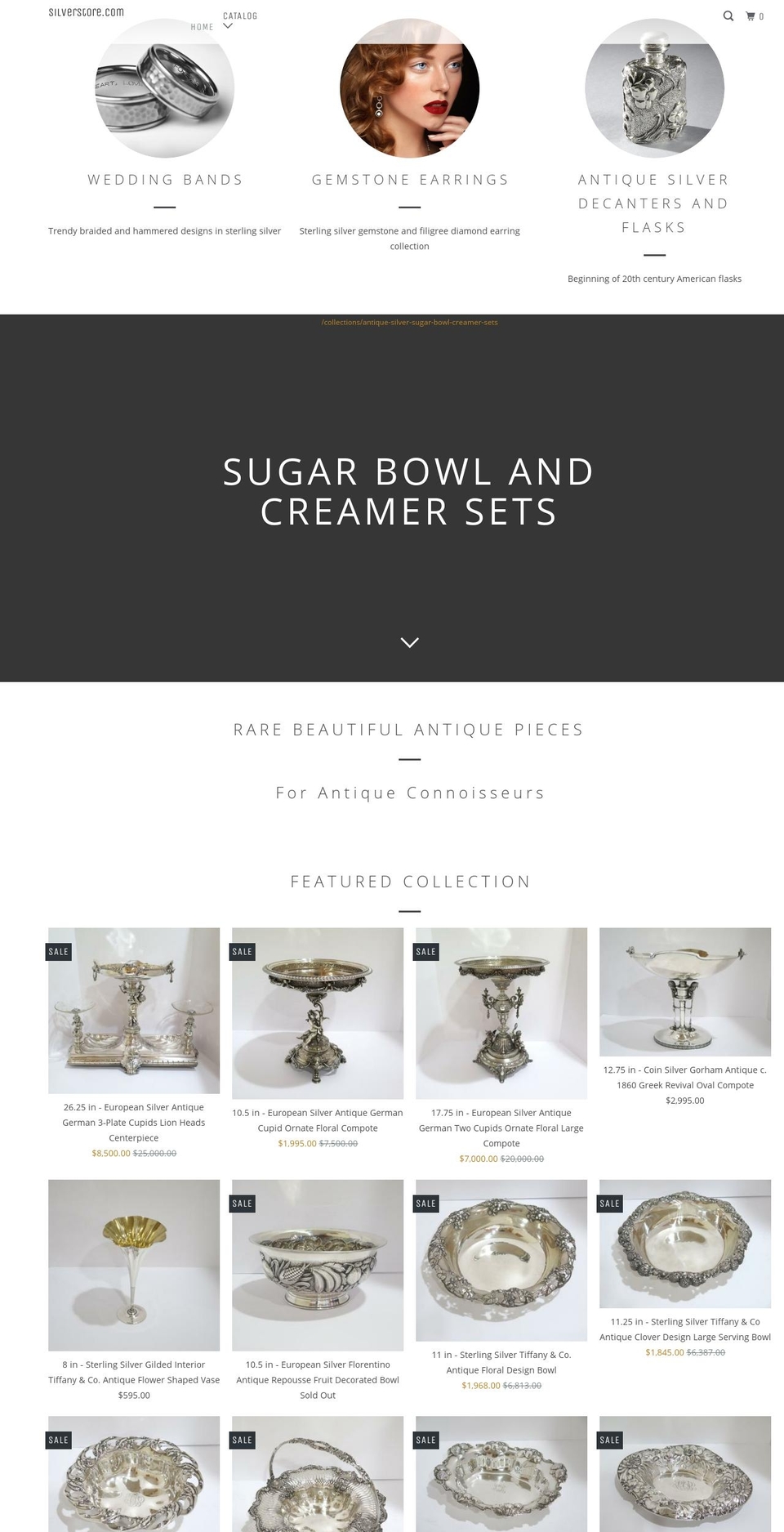 silverstore.com shopify website screenshot