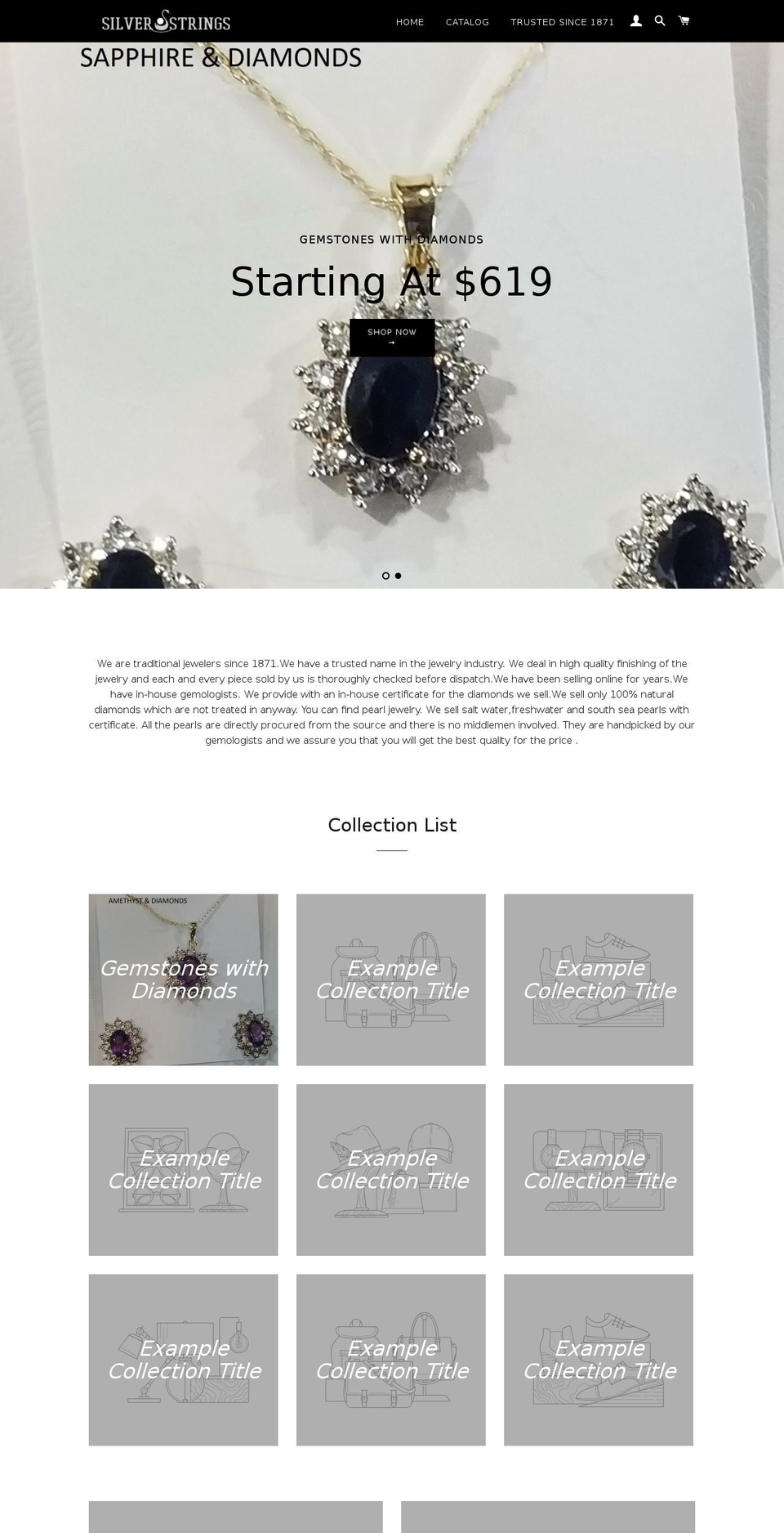 silvertinker.com shopify website screenshot