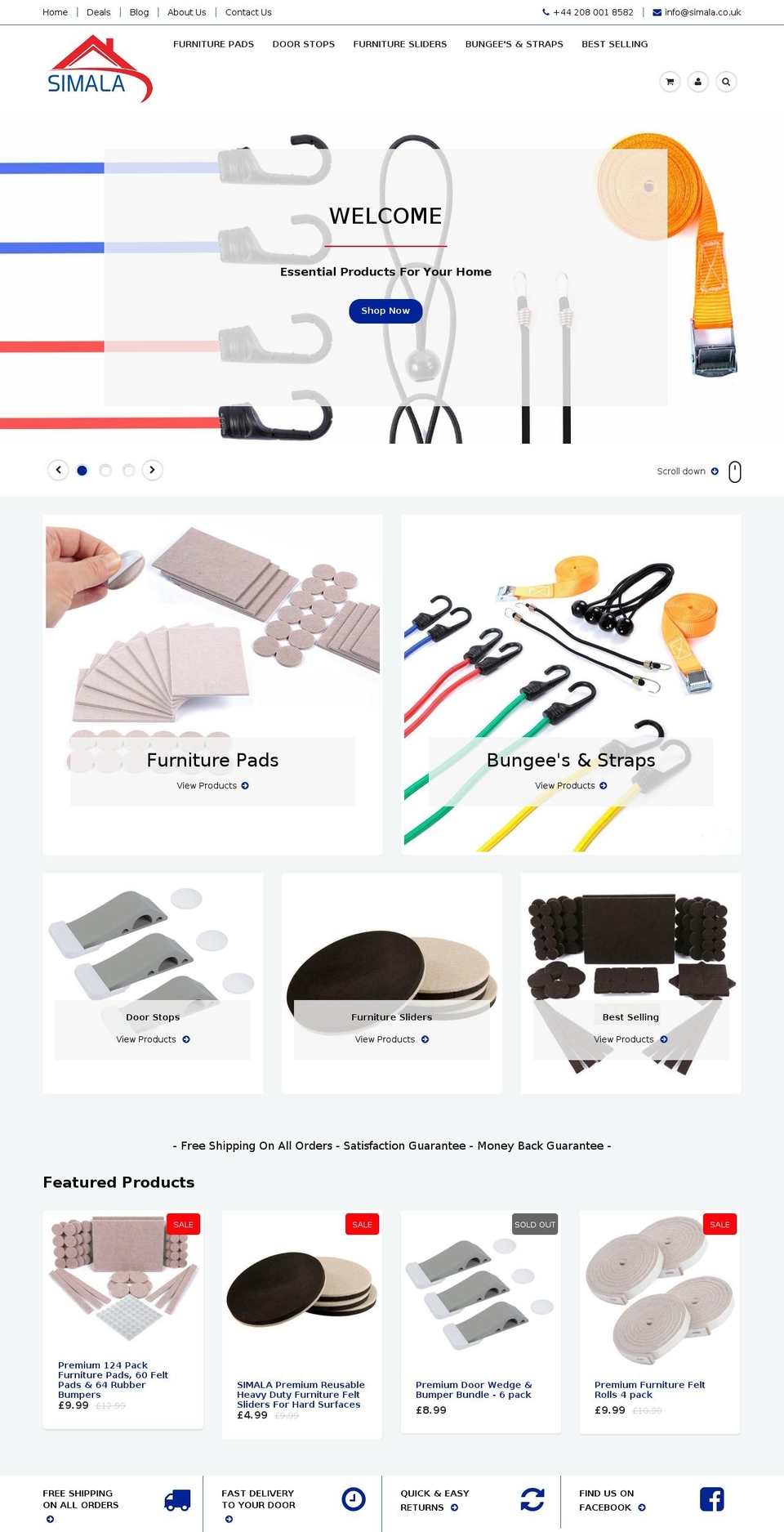 theme-1 Shopify theme site example simala.co.uk