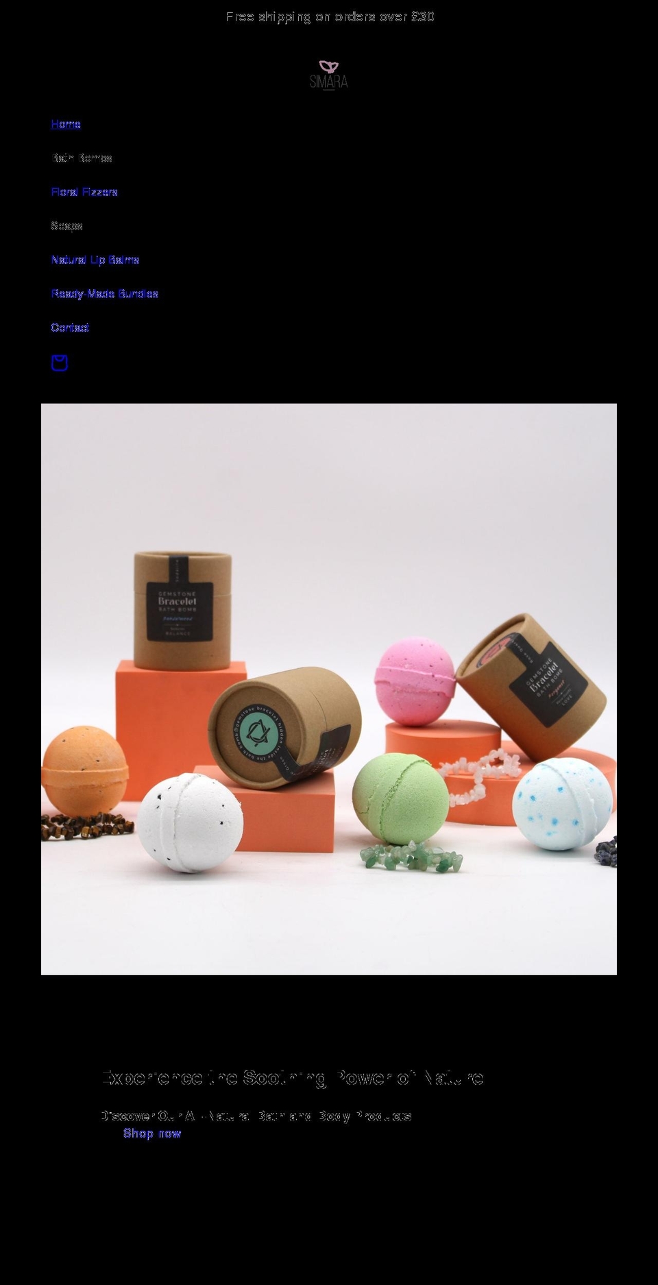 simara.co.uk shopify website screenshot
