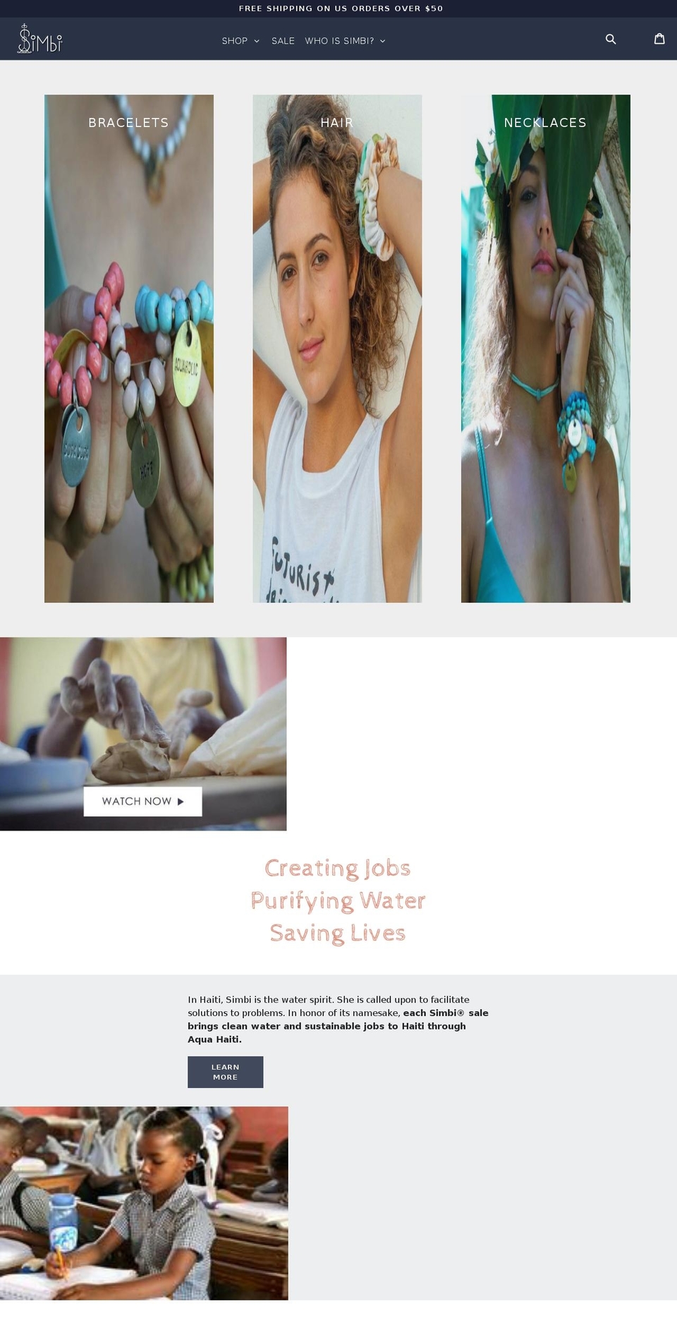 simbihaiti.com shopify website screenshot