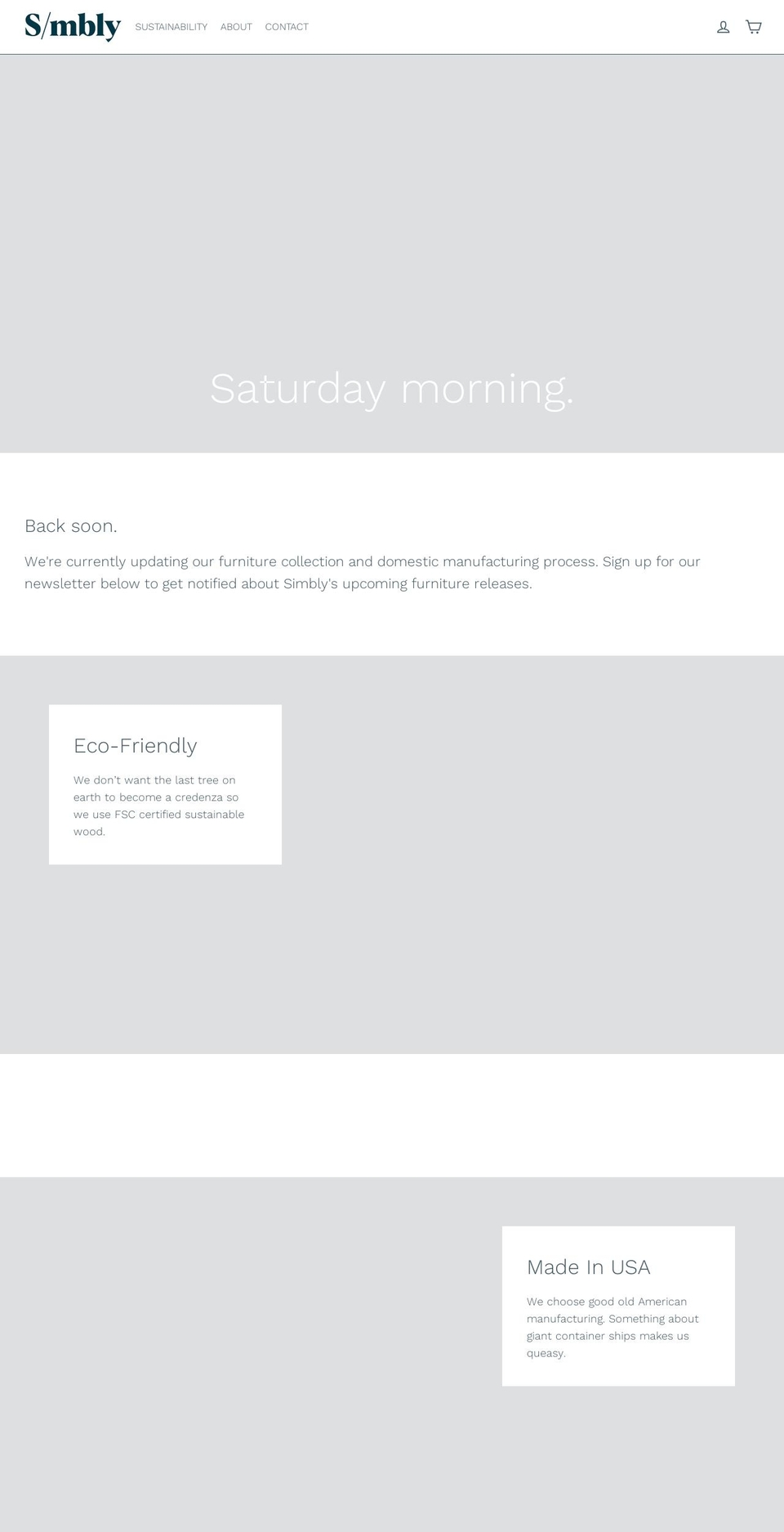 simbly.com shopify website screenshot