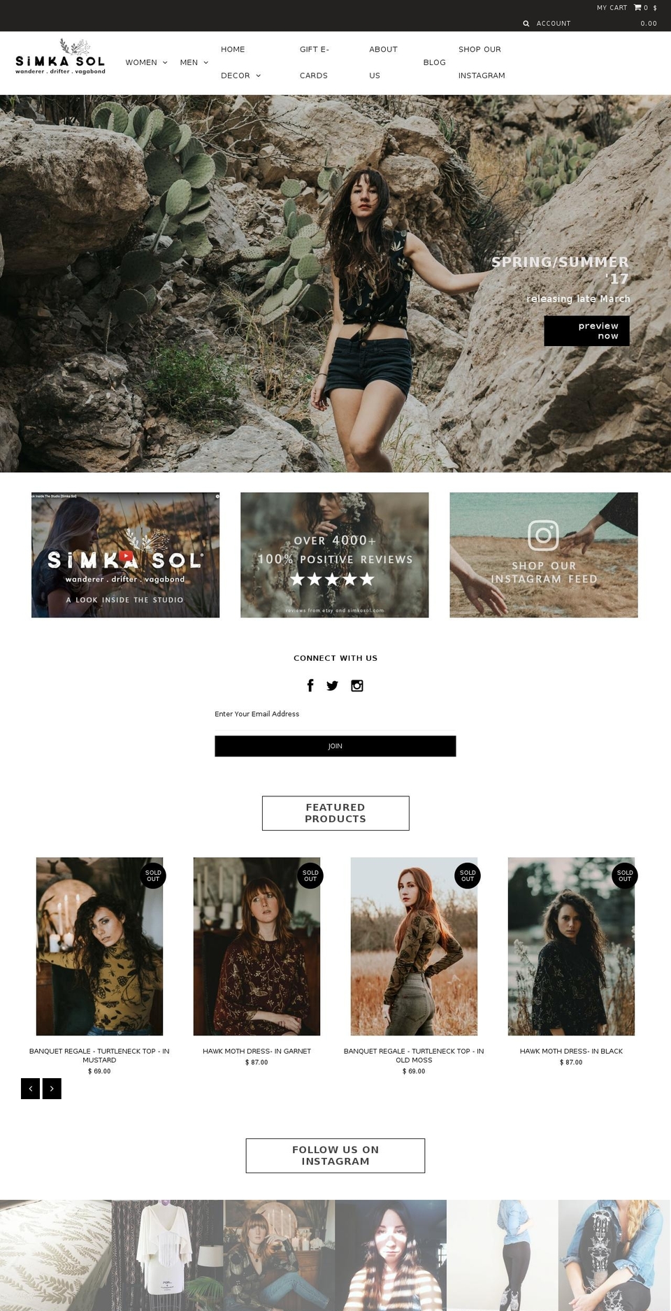 simka-sol.com shopify website screenshot