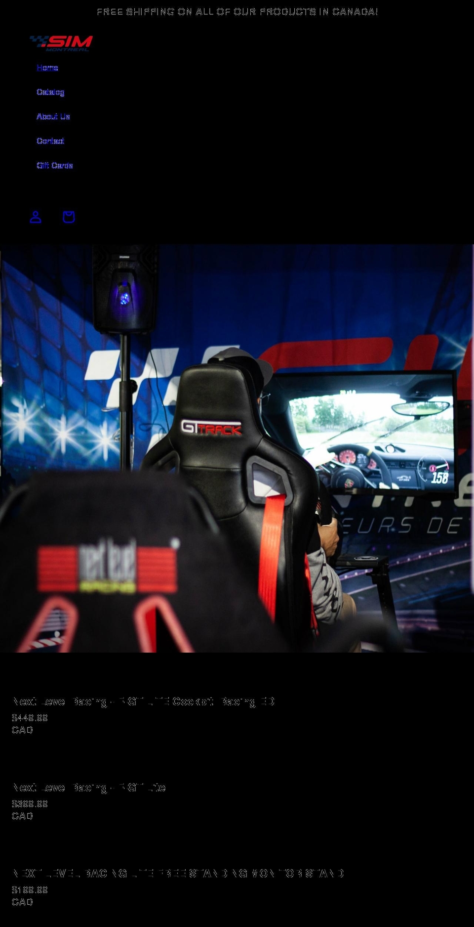 simmontreal.com shopify website screenshot