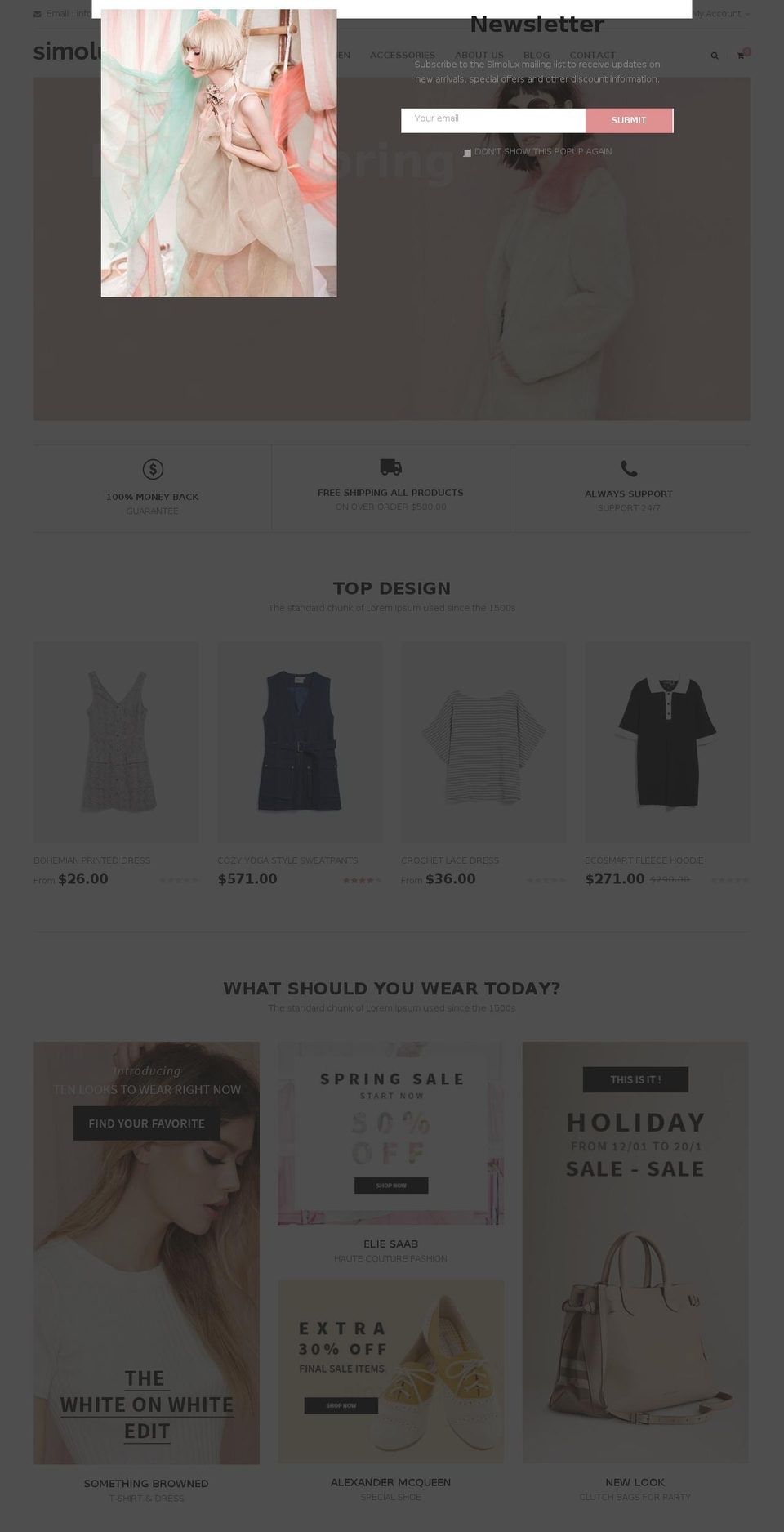 simolux.myshopify.com shopify website screenshot