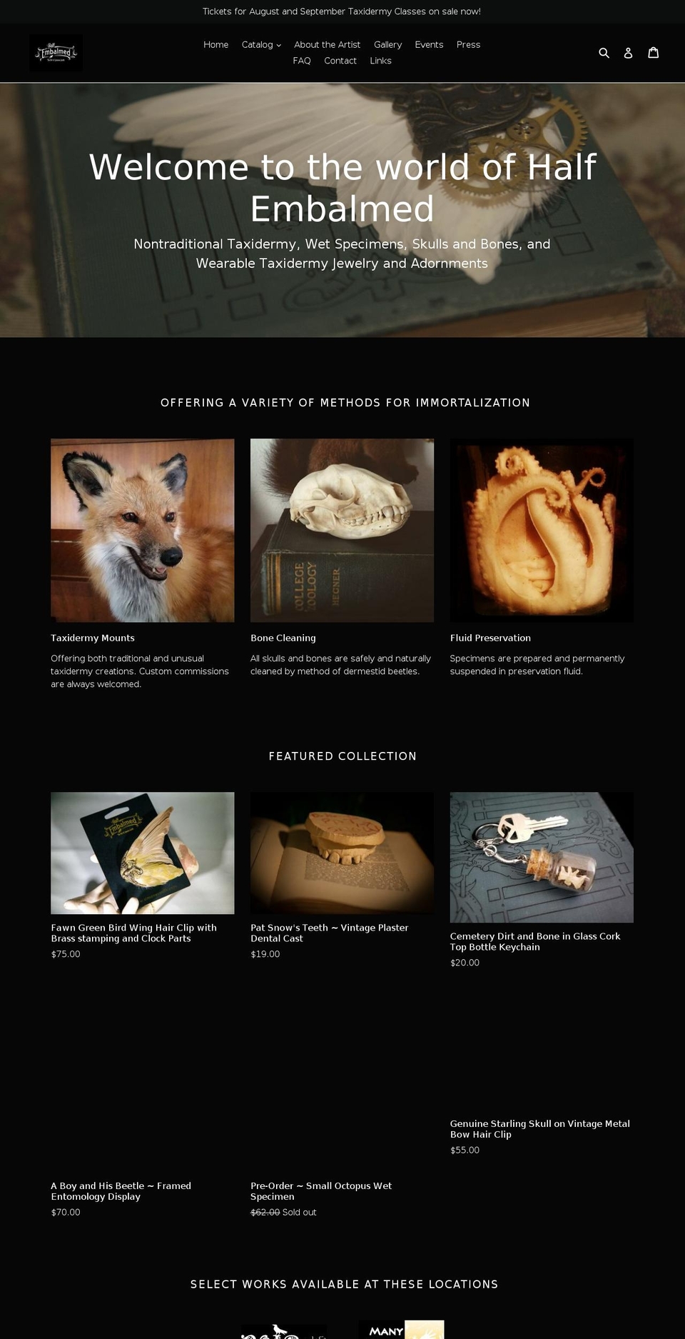 simonesmith.com — Shopify storefront screenshot