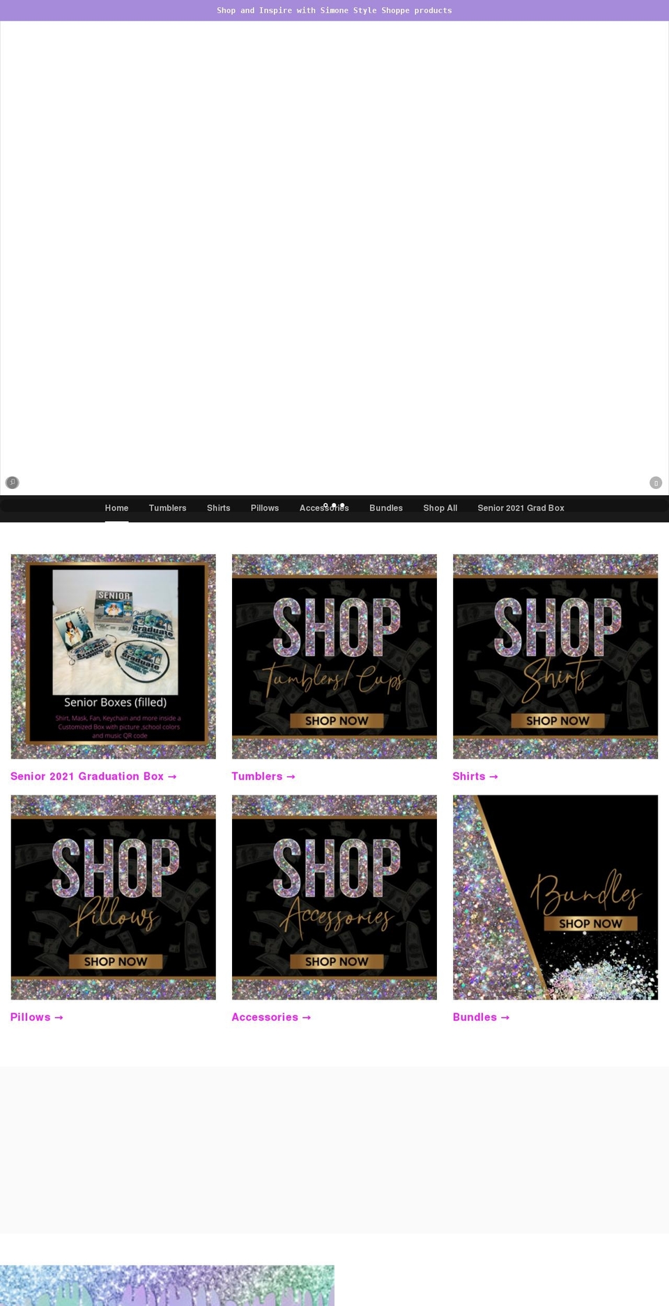simonestyleshoppe.com shopify website screenshot