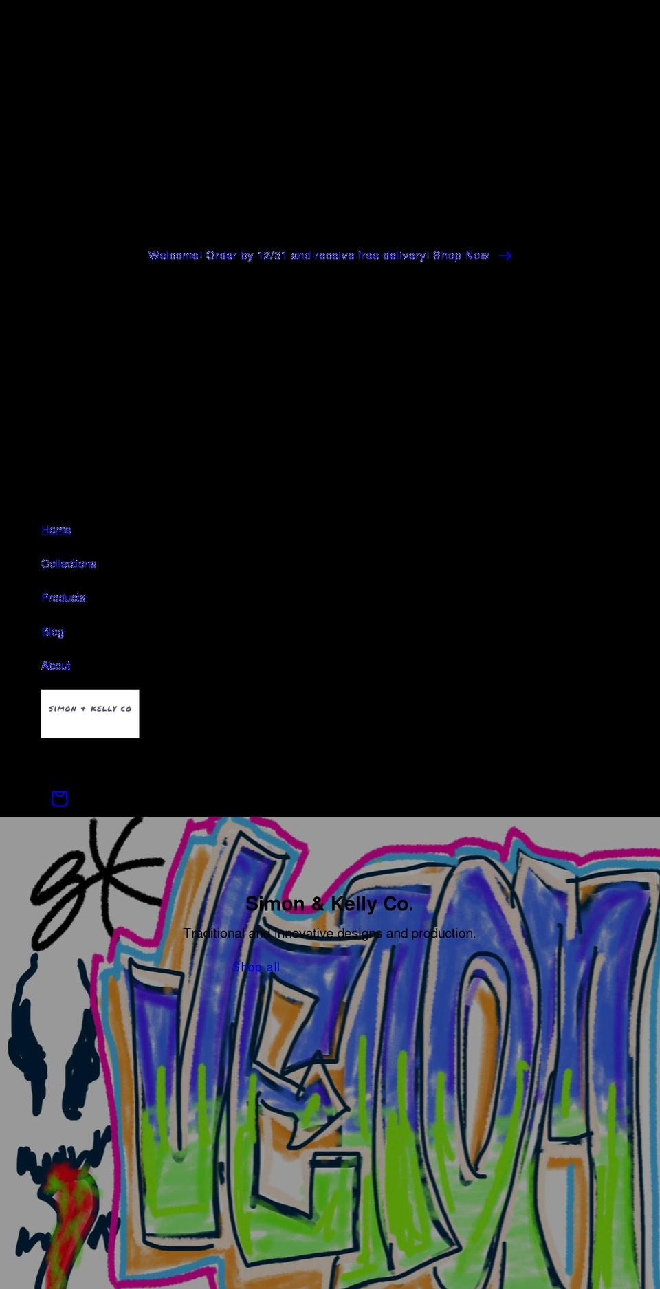 simonkellyco.com shopify website screenshot