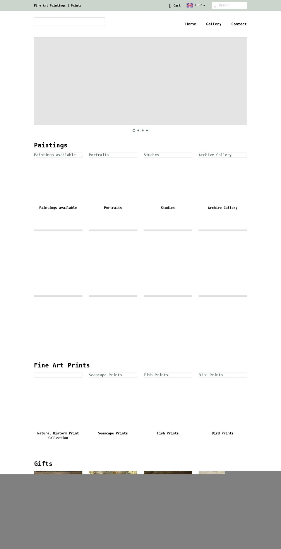 simonroyerartist.com shopify website screenshot
