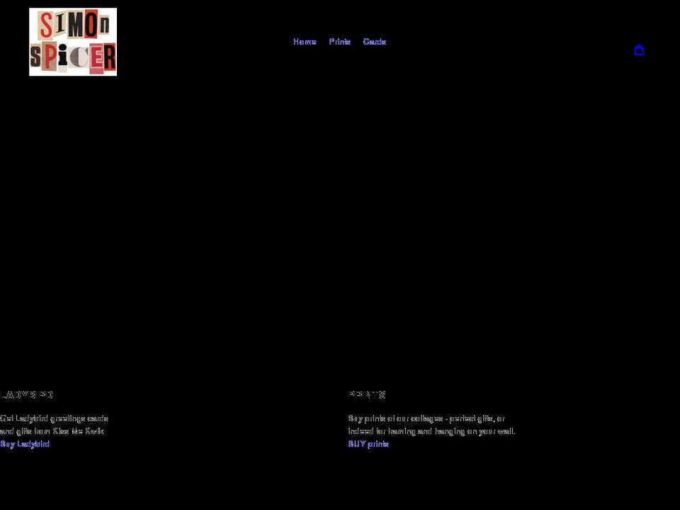 simonspicer.com shopify website screenshot