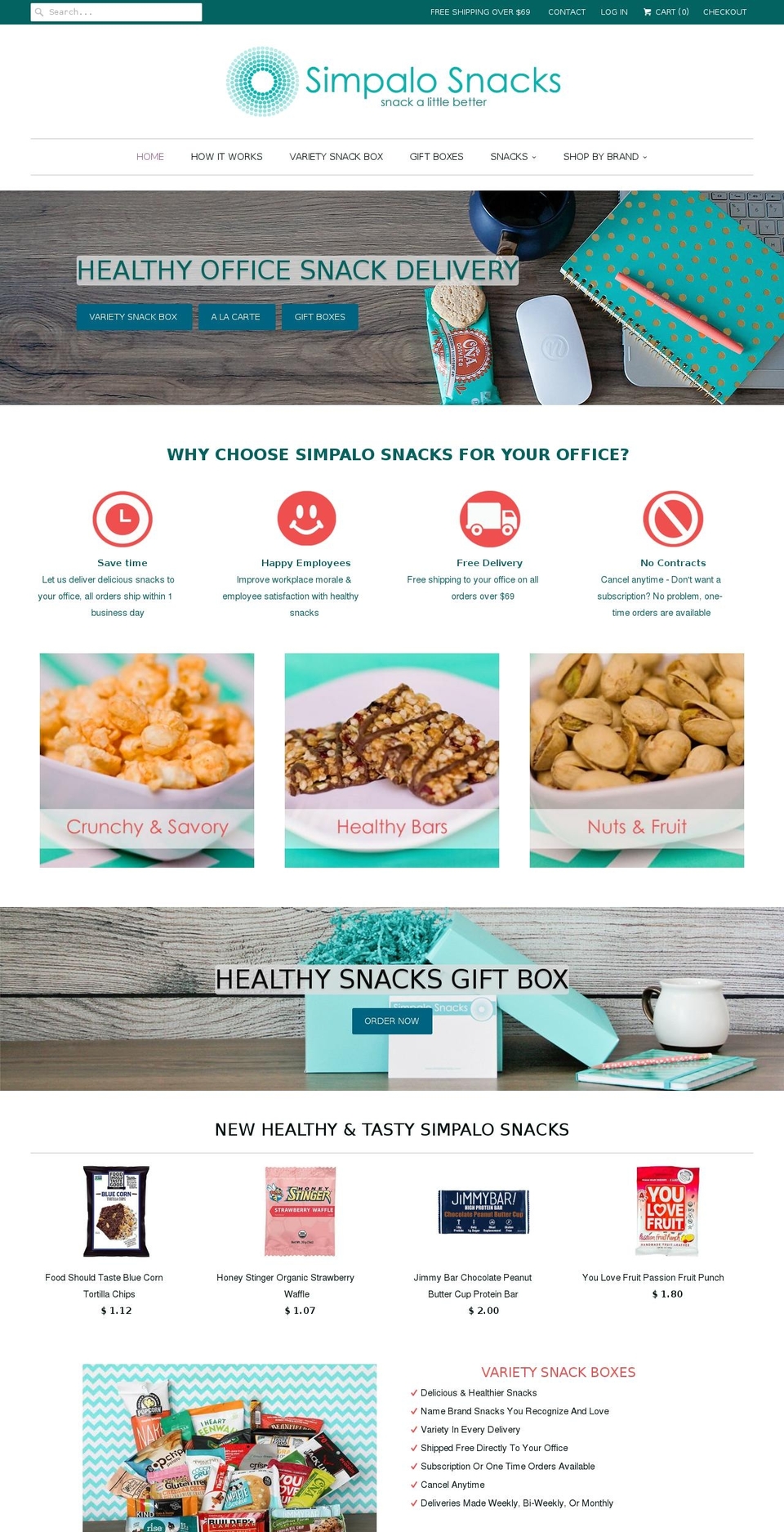 simpalosnackstore.com shopify website screenshot