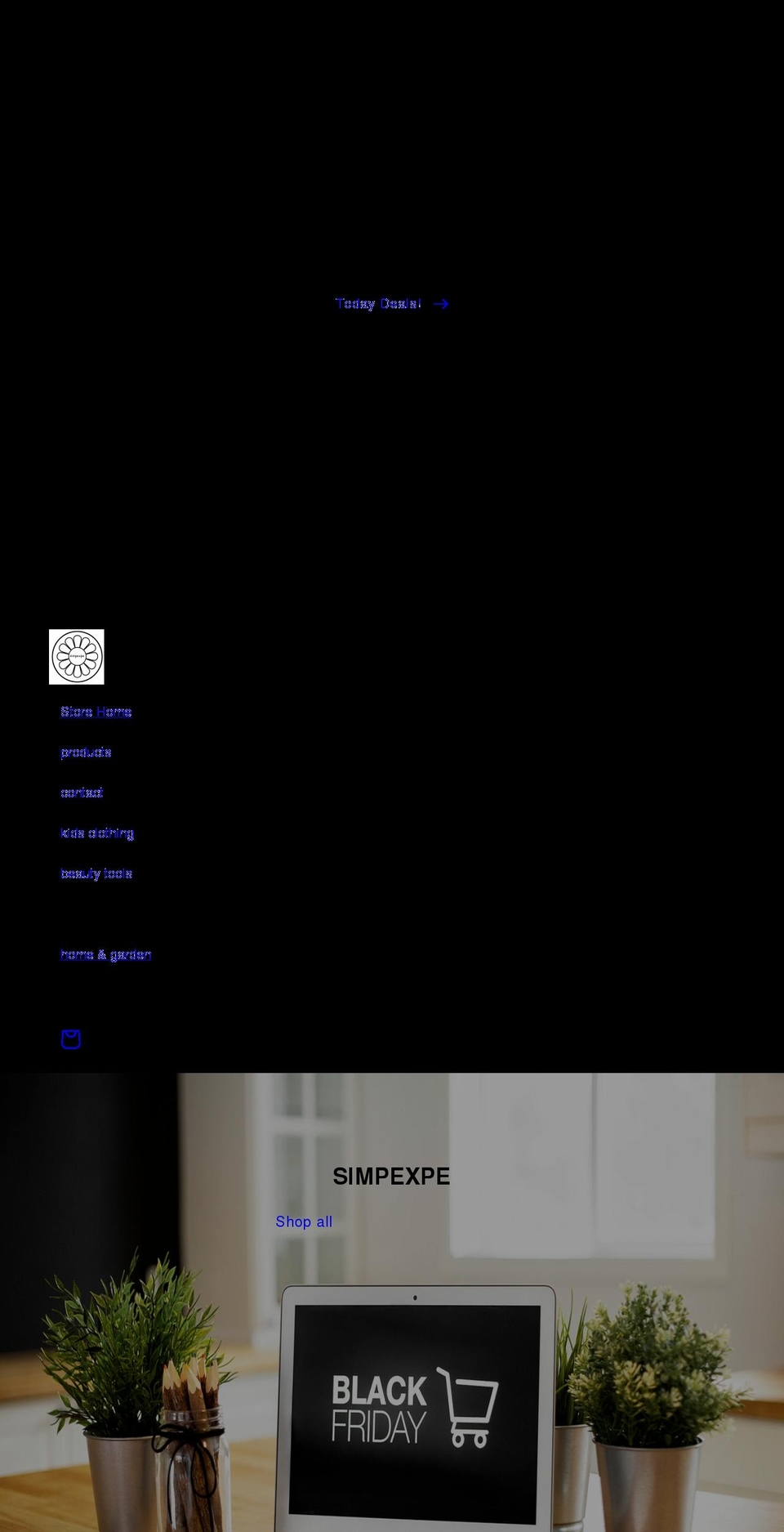 simpexpe.com shopify website screenshot