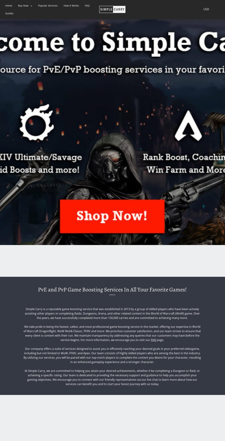simple-carry.com — Shopify storefront screenshot