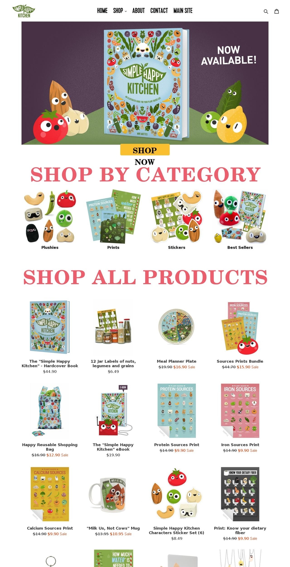 simple-happy-kitchen.myshopify.com shopify website screenshot