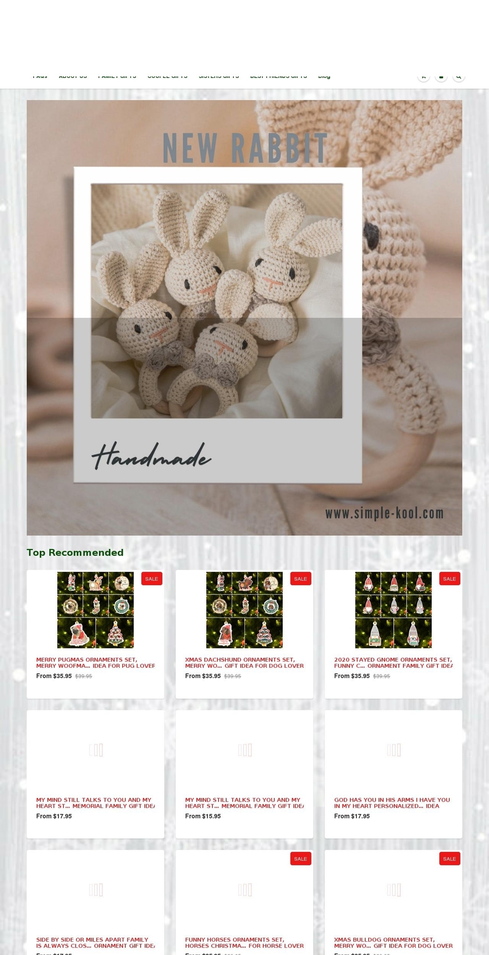 simple-kool.com shopify website screenshot