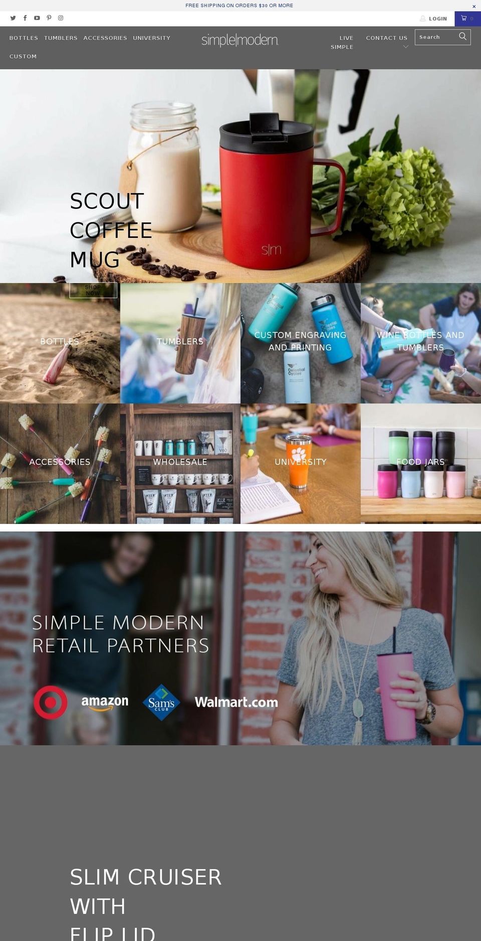 simple-modern.myshopify.com — Shopify storefront screenshot