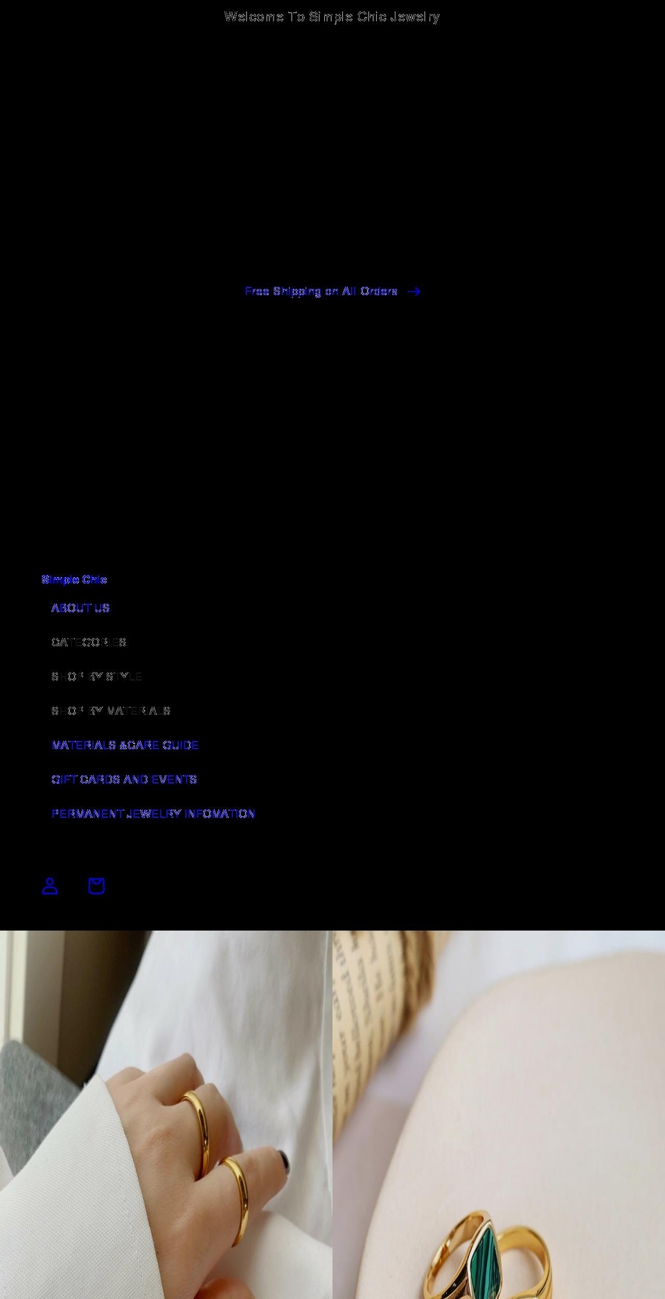 simplechic.ca shopify website screenshot