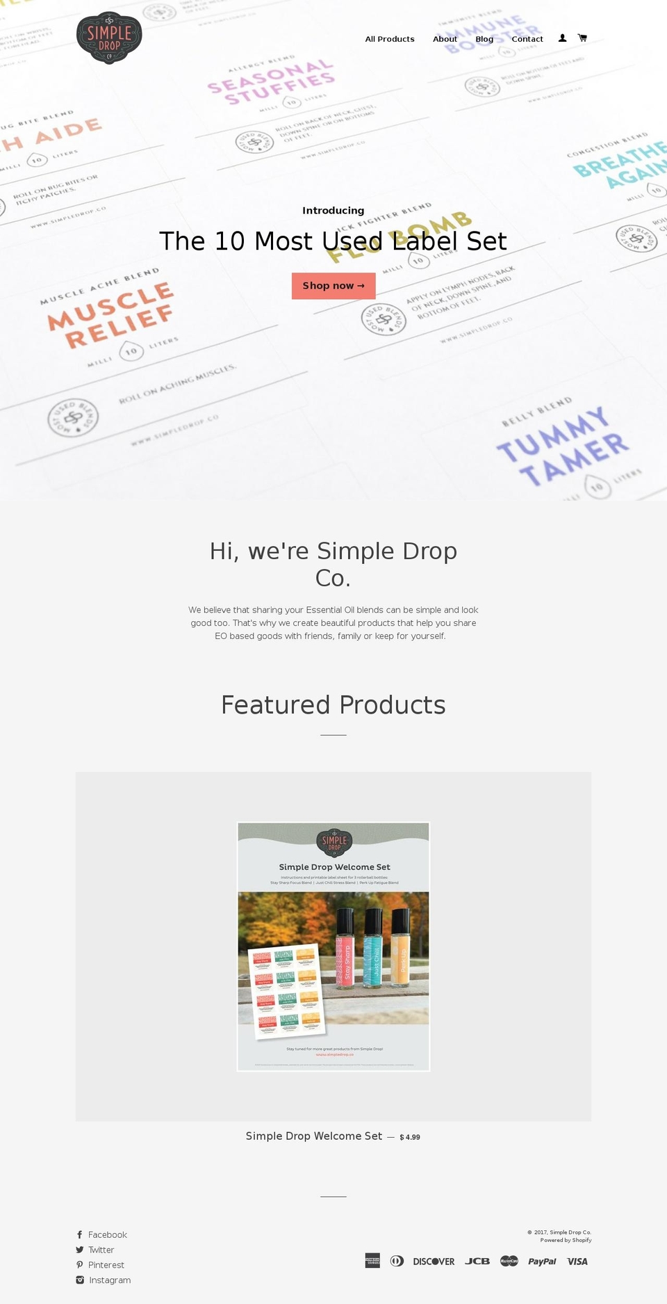 simpledropco.com shopify website screenshot