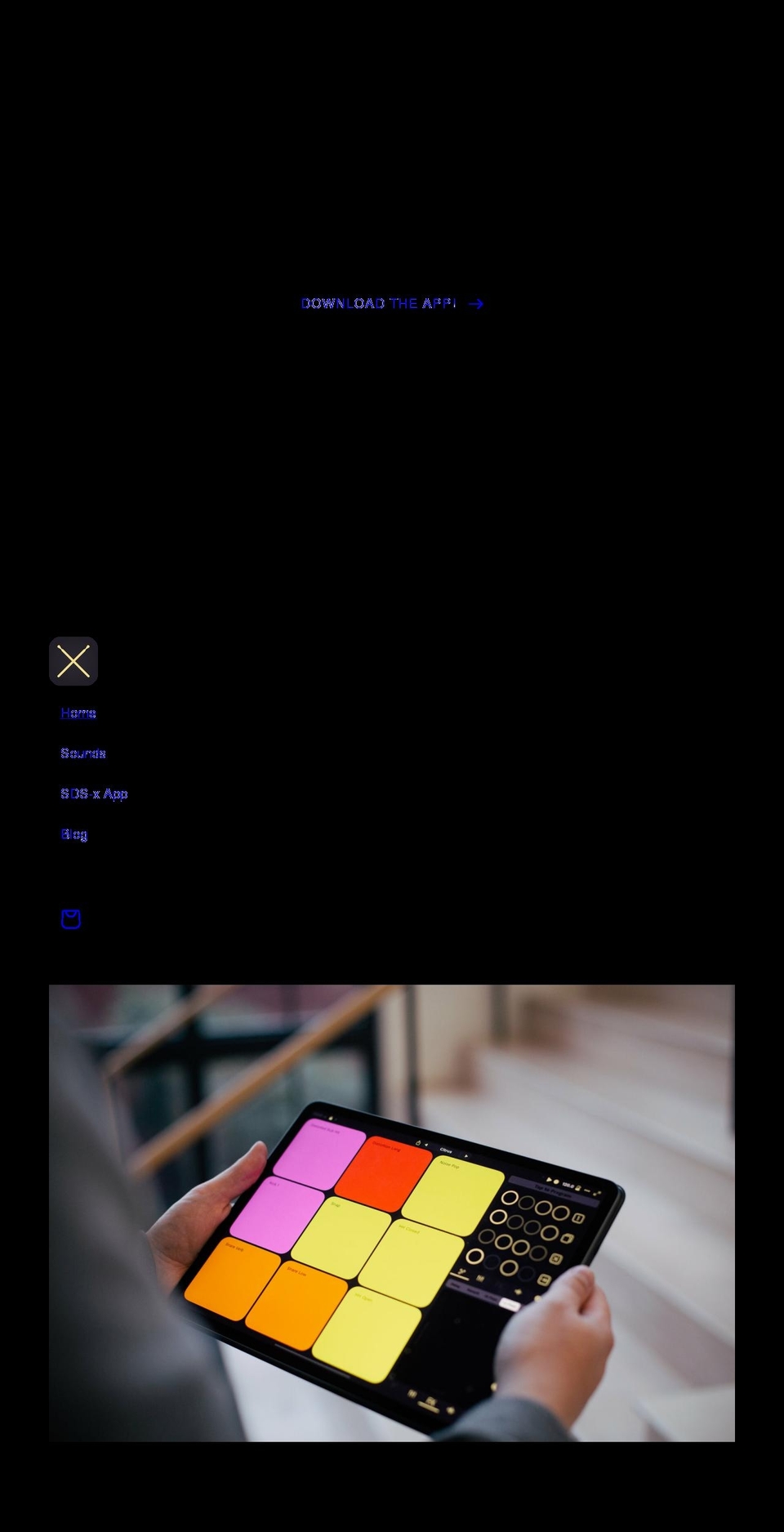 simpledrumsamples.com shopify website screenshot