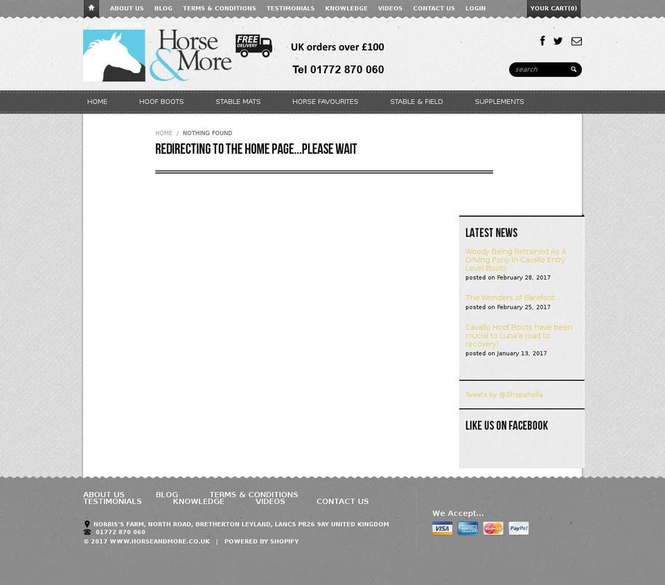 simplehorsehoofboots.com shopify website screenshot