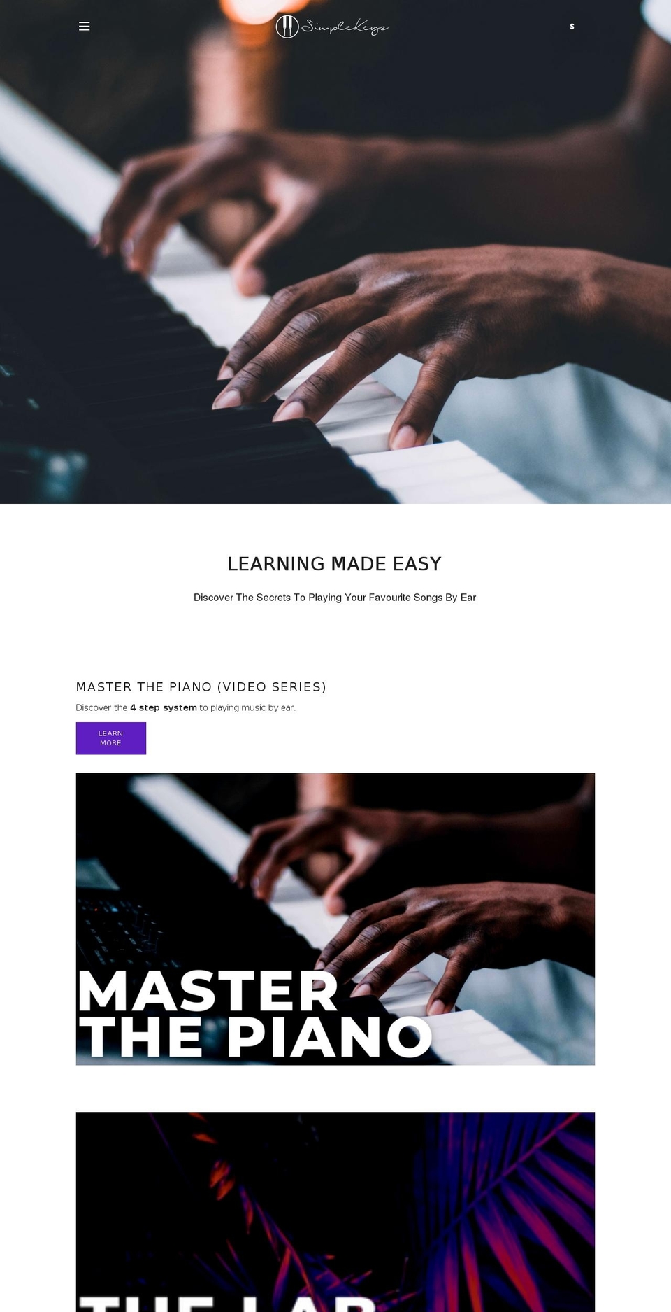 simplekeyz.com shopify website screenshot