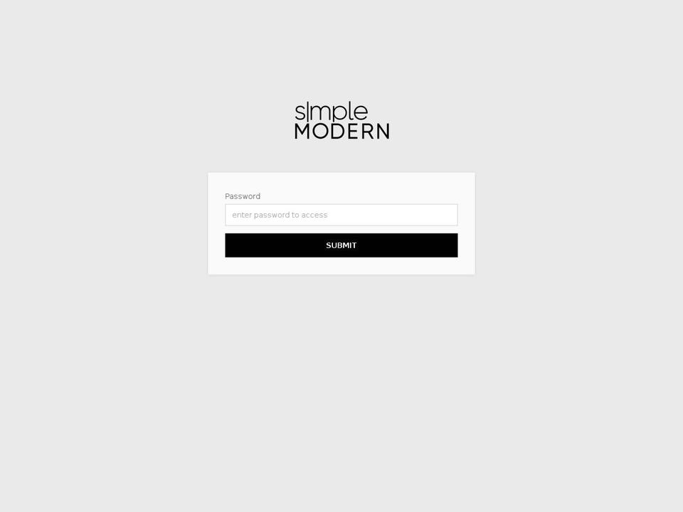 simplemodern.uk shopify website screenshot