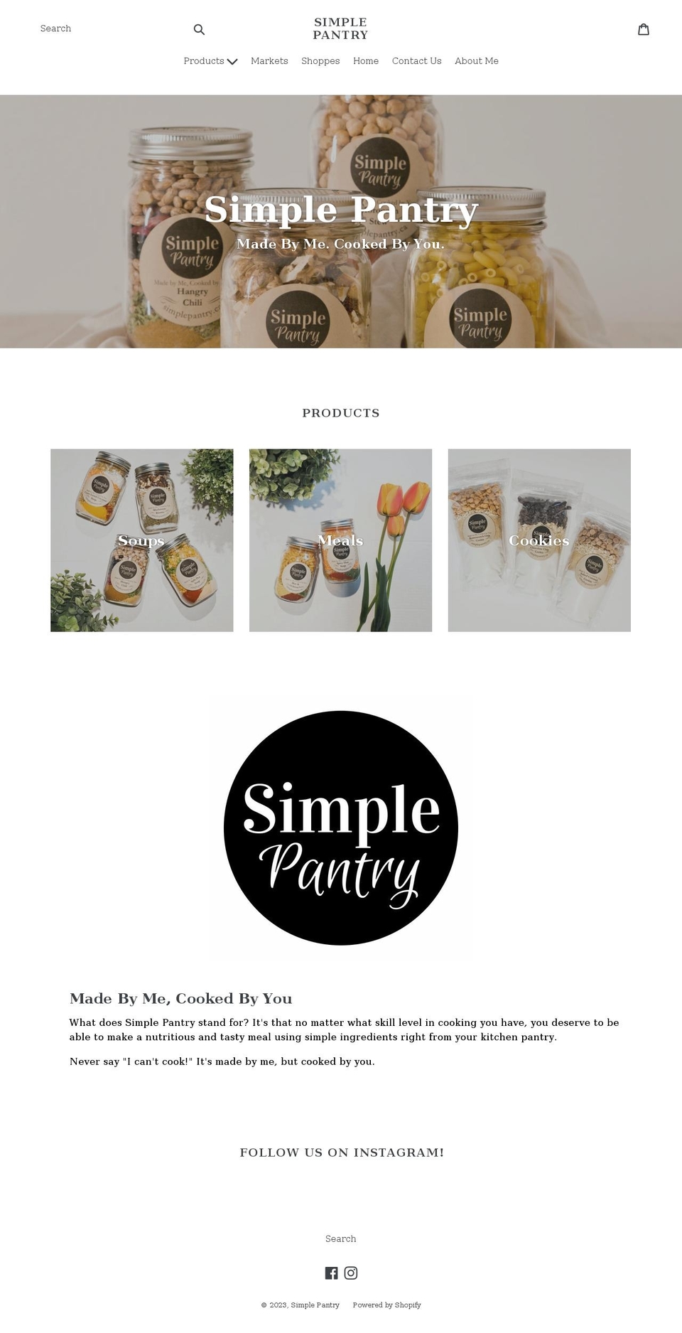 simplepantry.ca shopify website screenshot