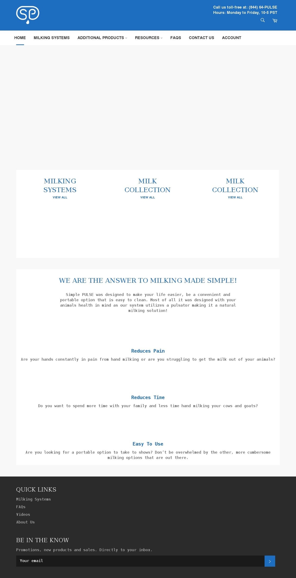 simplepulse.com shopify website screenshot