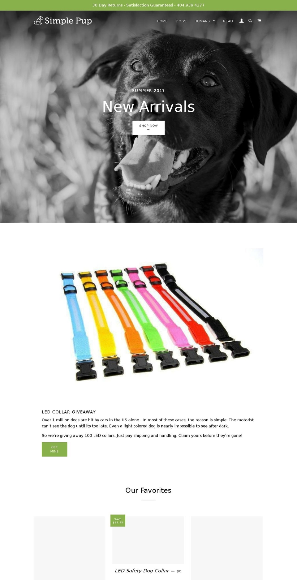 simplepup.net shopify website screenshot