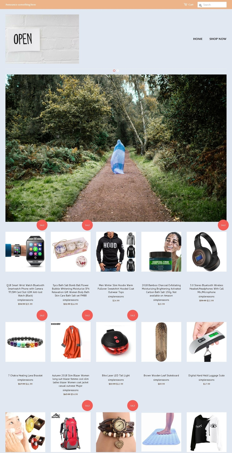 simplereasons.net shopify website screenshot