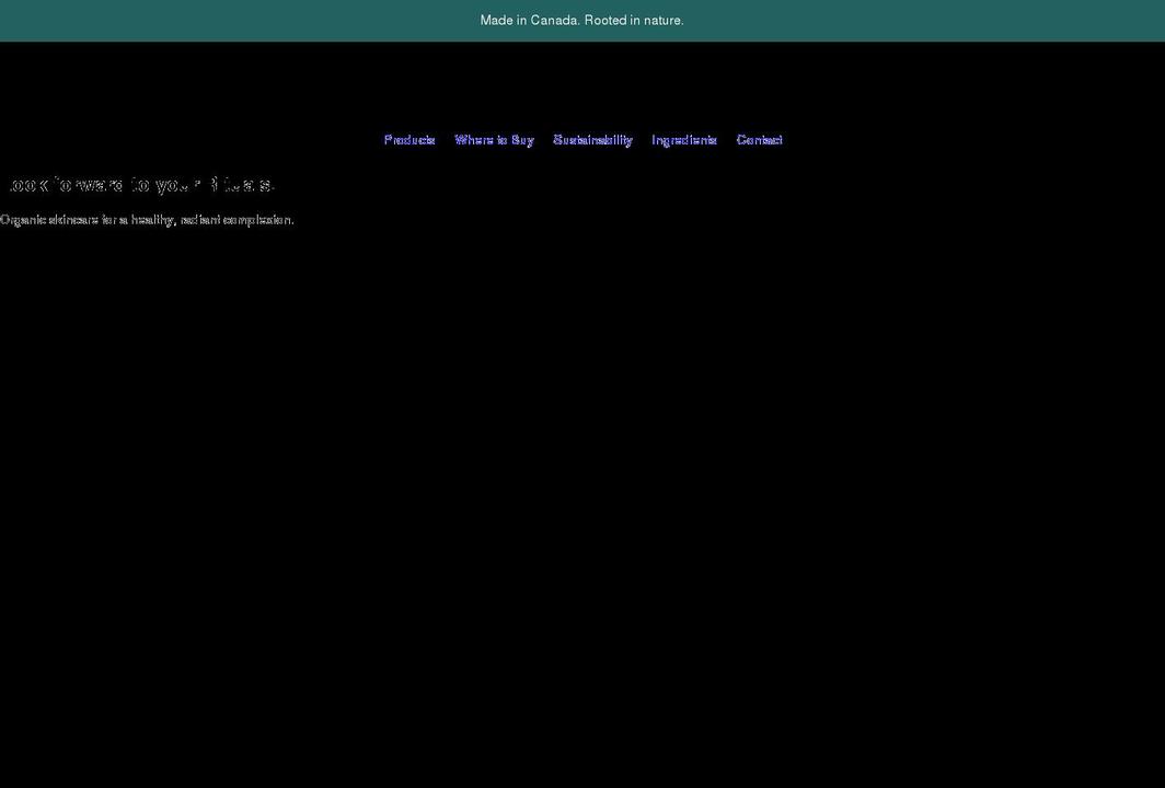 simplerituals.ca shopify website screenshot