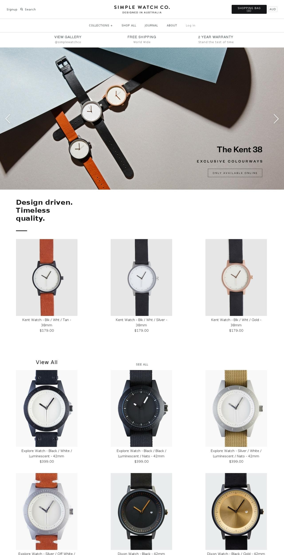 simplewatch.co shopify website screenshot