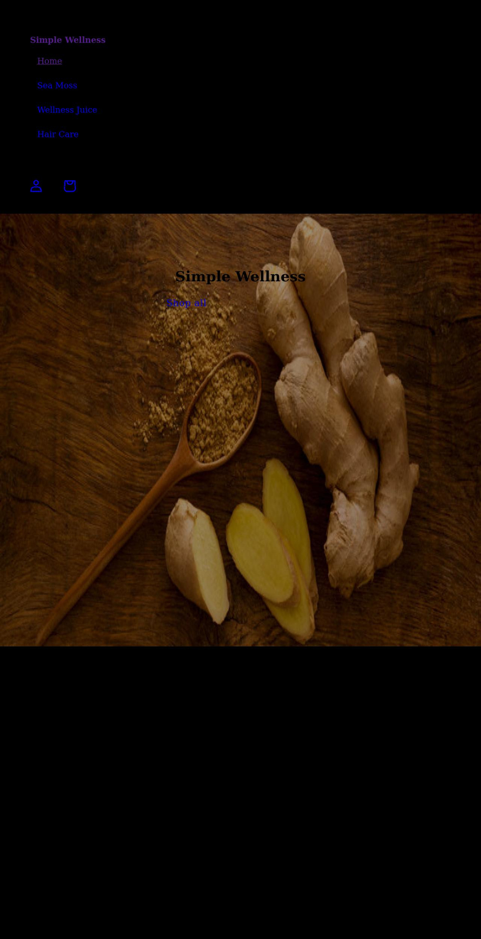 simplewellnessllc.com shopify website screenshot