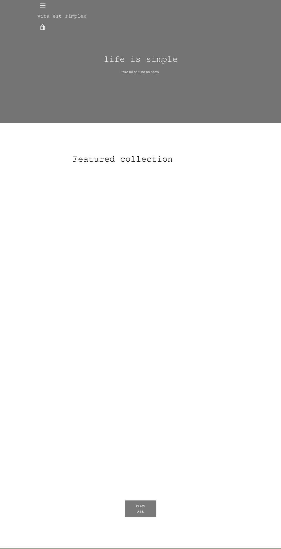 simplexvita.com shopify website screenshot