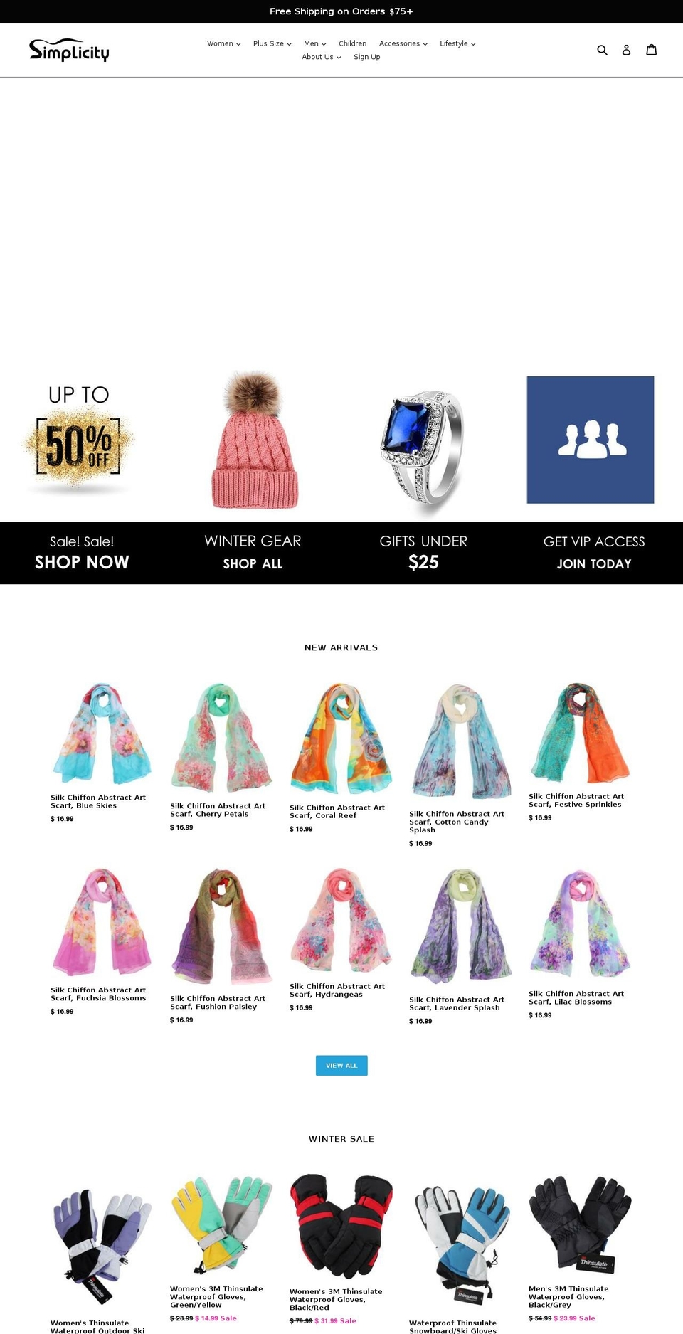 simplicityline.com shopify website screenshot