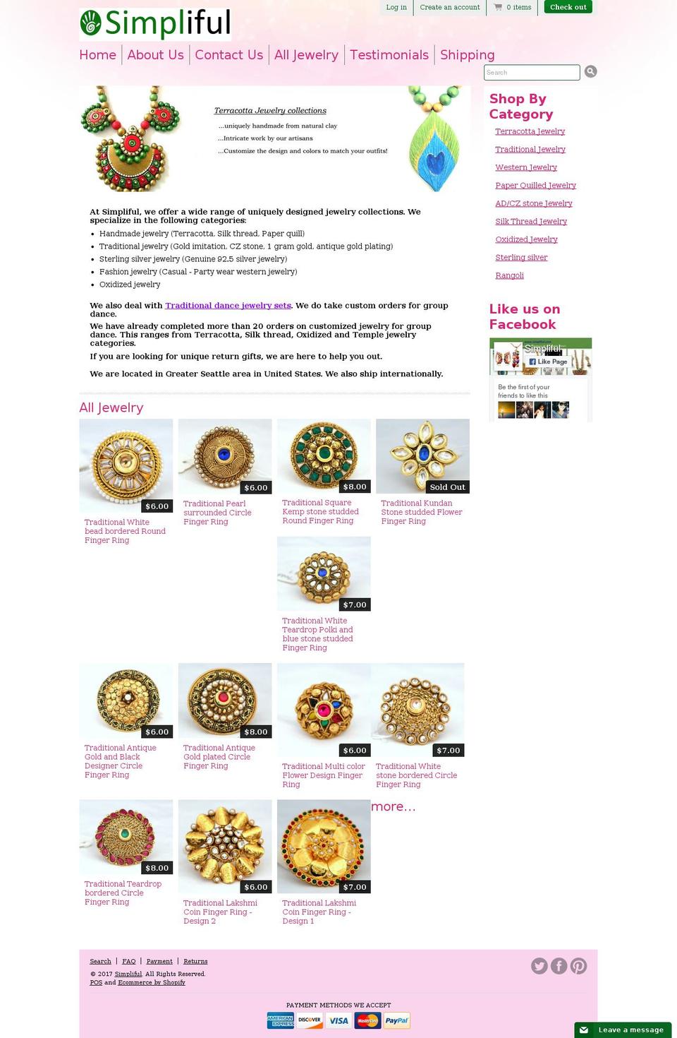 simpliful.com shopify website screenshot